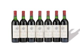 CHÂTEAU MONTROSE, SAINT-ESTEPHE - 1975, 7 BOTTLES