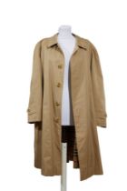 BURBERRY’S LONDON VINTAGE BEIGE MEN TRENCH-COAT WITH LINING