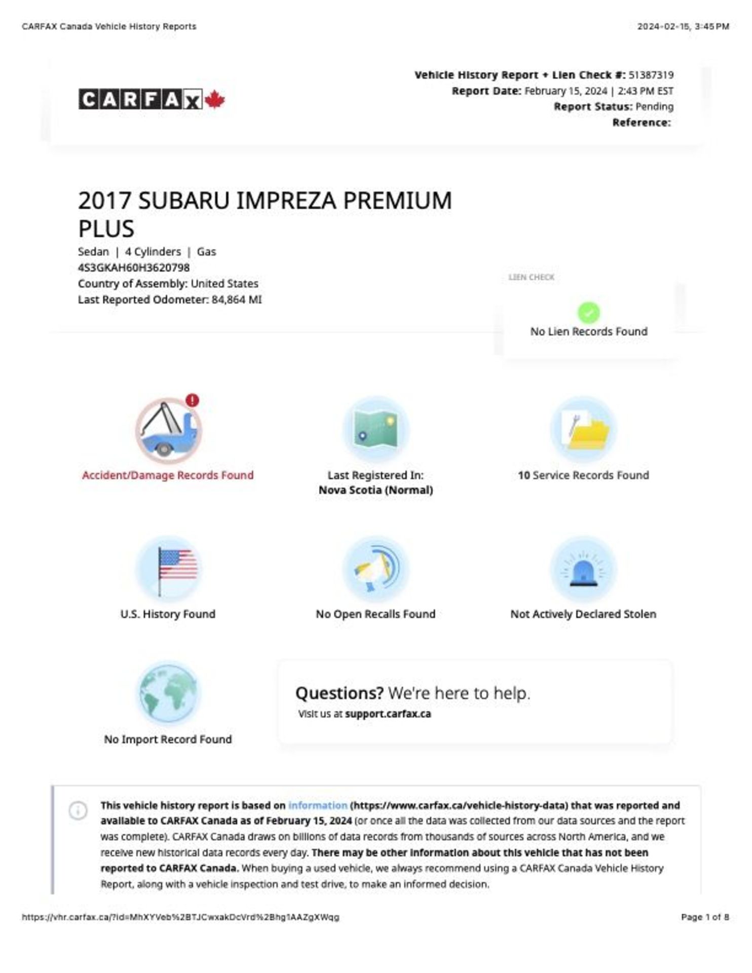 2017 Subaru Impreza - Image 13 of 20