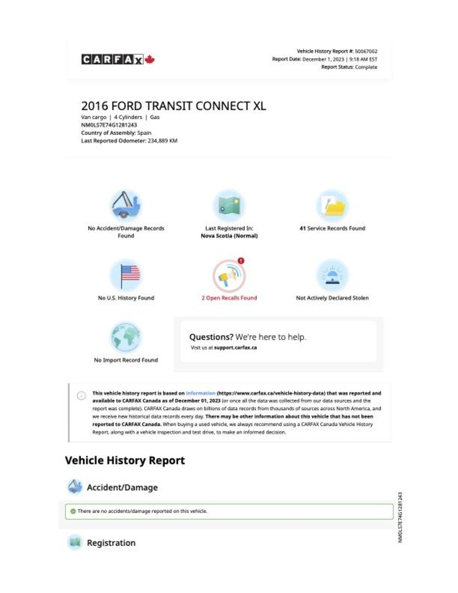 2016 Ford Transit Connect XL - Image 20 of 21