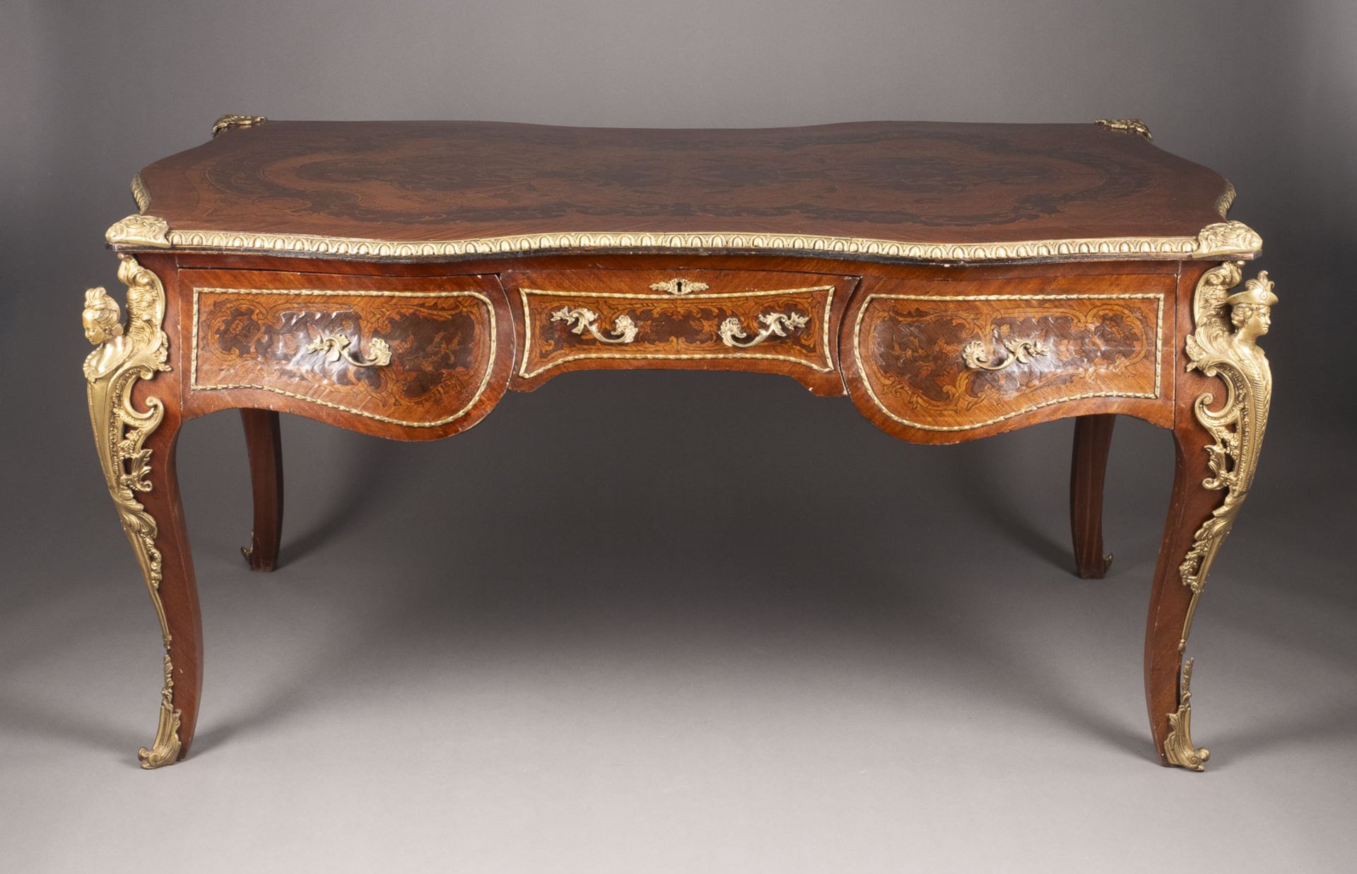 BUREAU PLAT IM STILE NAPOLEON III.