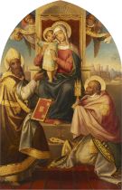 MADONNA MIT KIND, HEILIGEN FRANZ VON SALES UND ALFONS (1860)