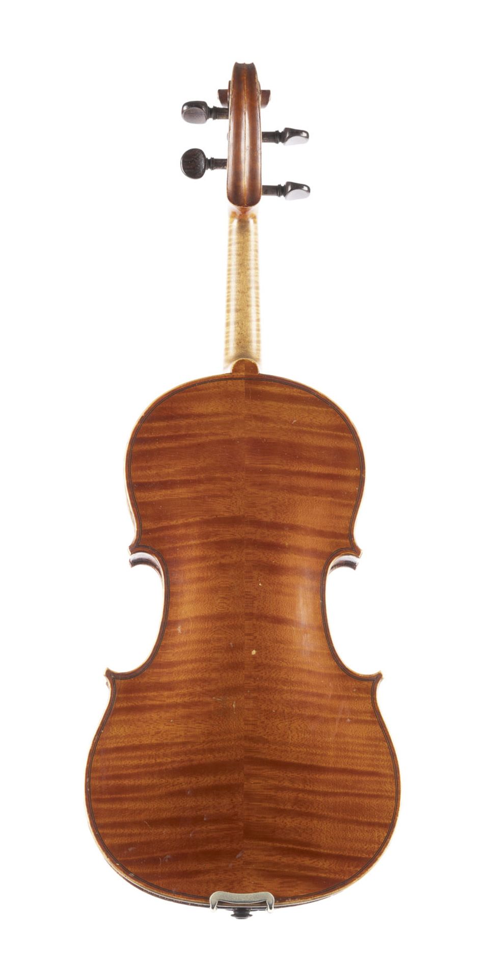 VIOLINE NACH CHARLES JEAN BAPTISTE COLLIN-MEZIN UND ZWEI VIOLINBÖGEN  Böhmen/Sachsen, 19./20.Jh  - Bild 3 aus 14