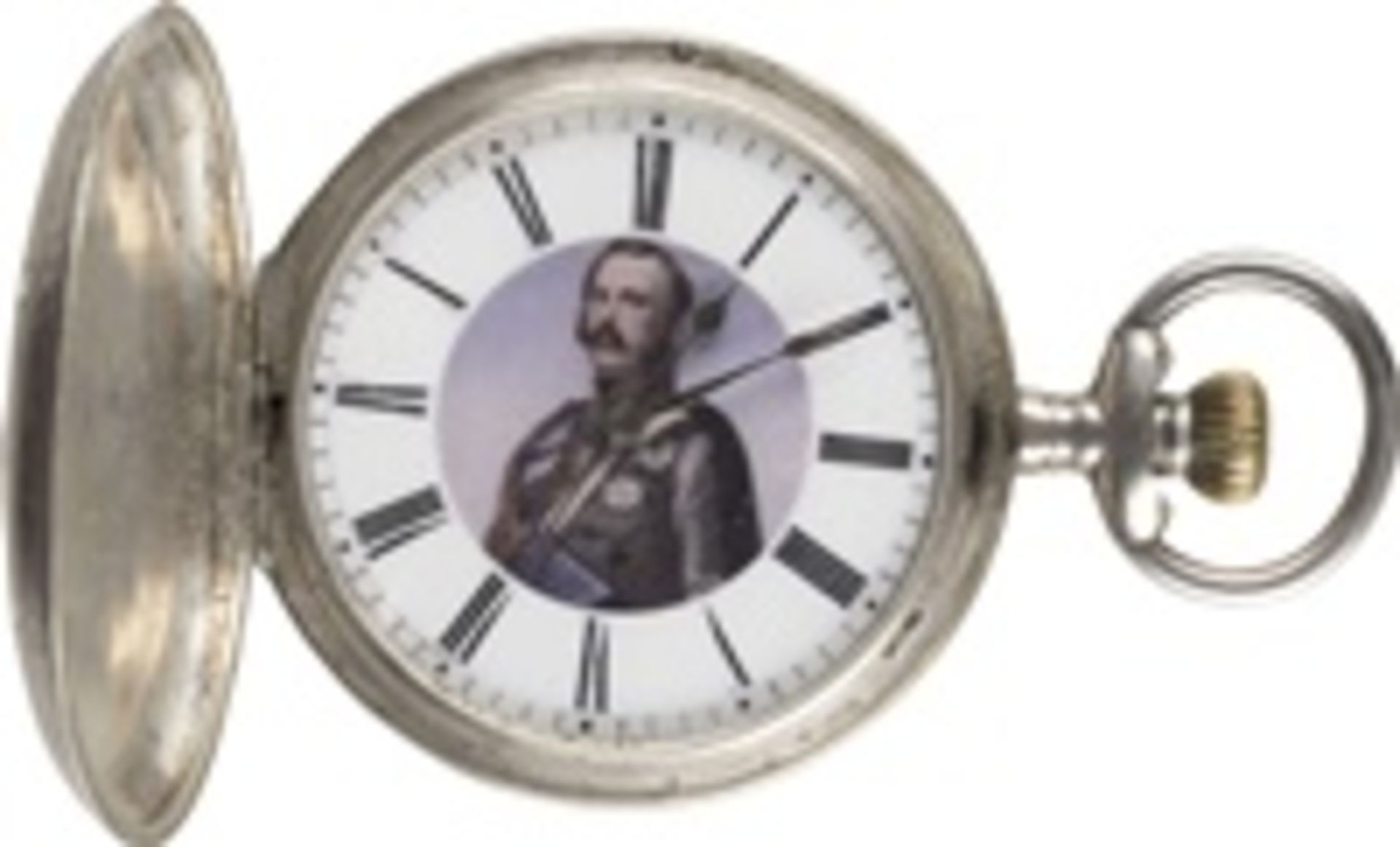 TASCHENUHR MIT DEM PORTRÄT DES ZAREN ALEXANDER II.  - Bild 2 aus 6