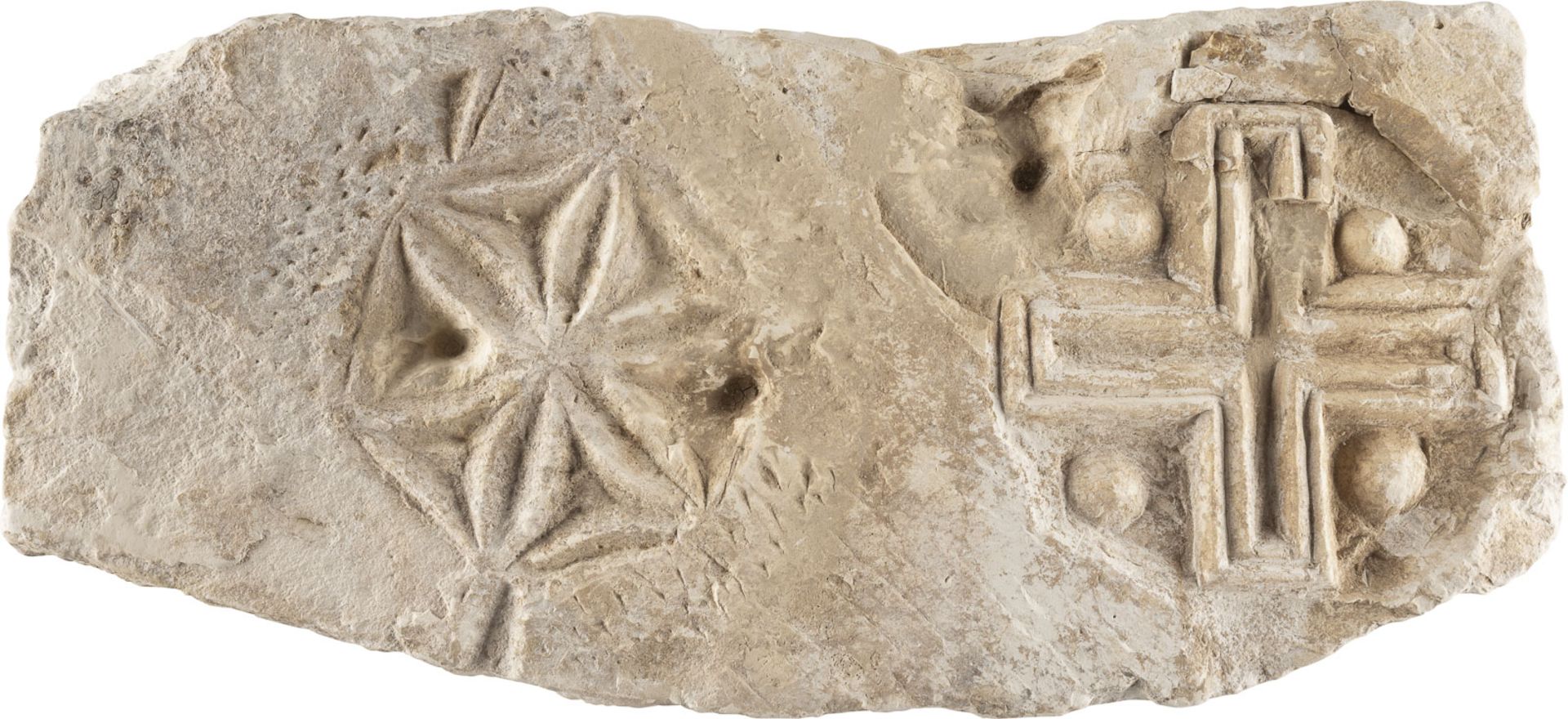 BYZANTINISCHES RELIEF MIT KREUZMOTIVEN  - Bild 3 aus 3