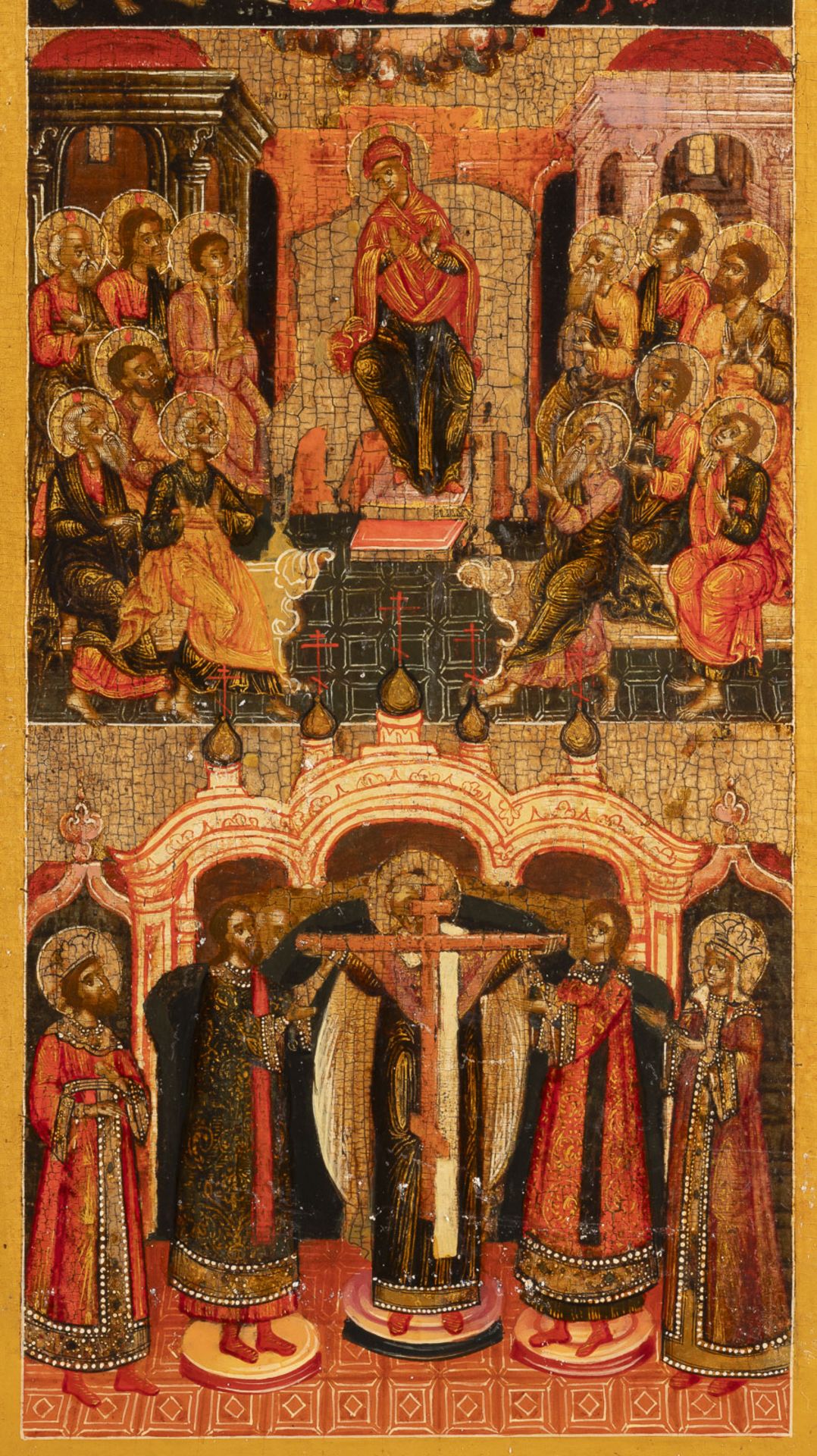 SEHR FEINES TRIPTYCHON MIT DEESIS UND HOCHFESTEN DES ORTHODOXEN KIRCHENJAHRES  - Bild 8 aus 9