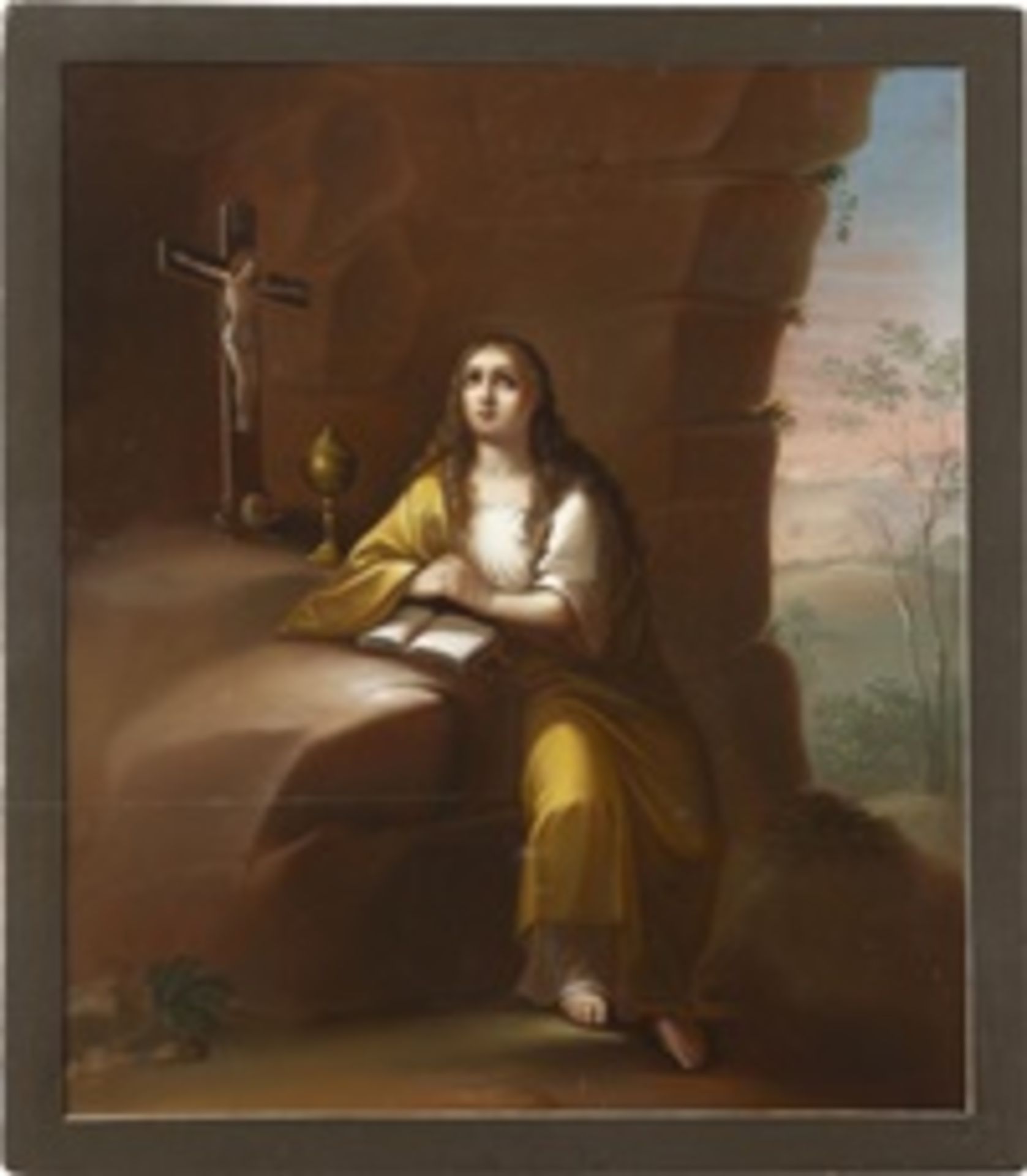 FEINE IKONE MIT DER HEILIGEN MARIA MAGDALENA  - Bild 2 aus 3