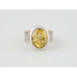 RING - SAPHIR CA. 12.50 CT.