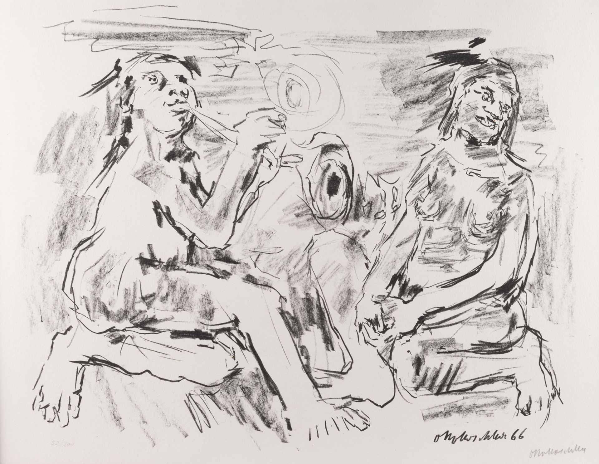 OSKAR KOKOSCHKA 'DIE MACHT DER MUSIK' (1966)