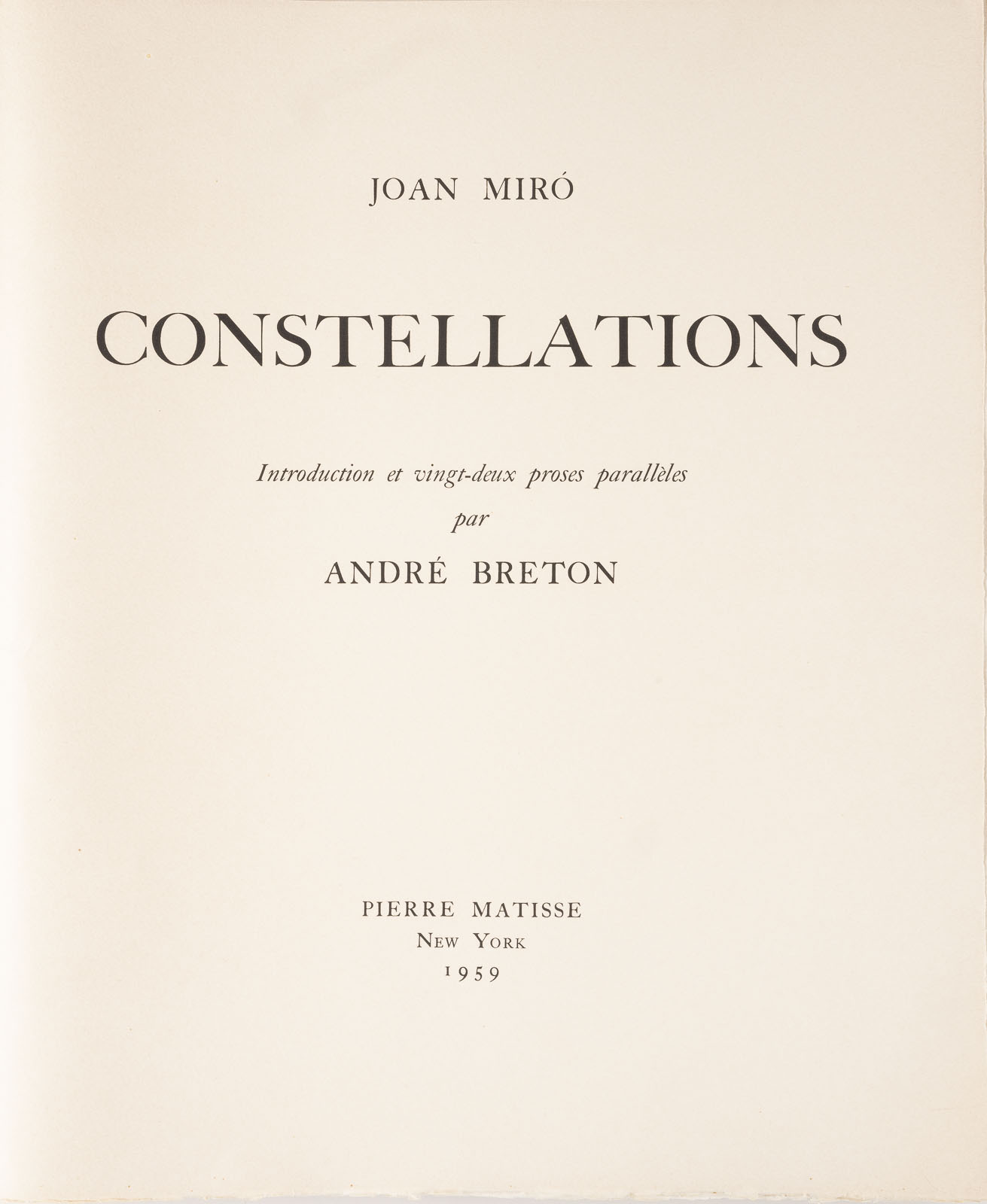 ZWEI BLÄTTER AUS 'CONSTELLATION' (1959) - Image 2 of 6