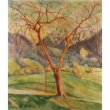 GEBIRGSLANDSCHAFT MIT BAUM (1923)