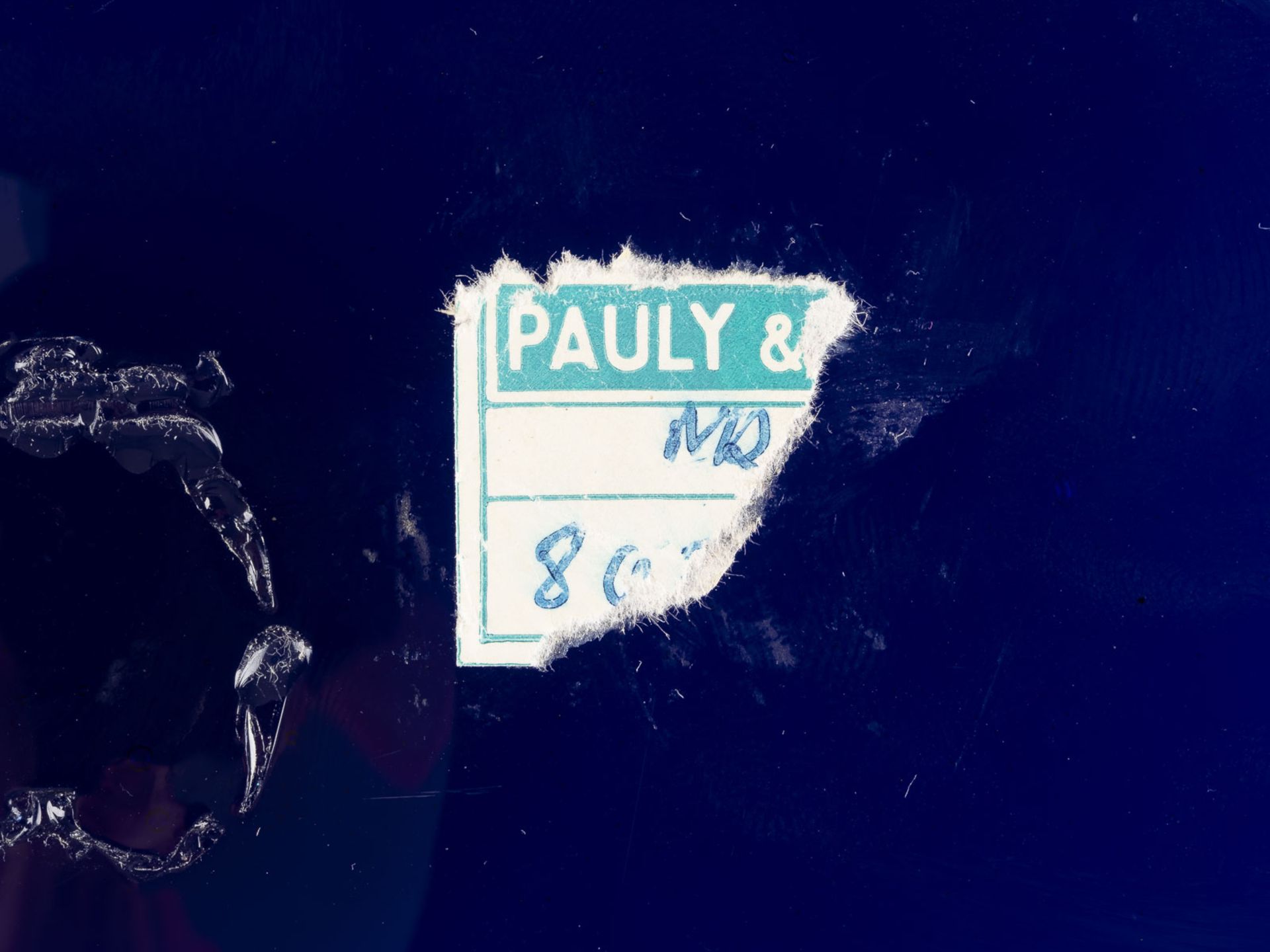 PAULY & C. - COMPAGNIA VENEZIA MURANO SCHALE / TAFELAUFSATZ MIT DEKORFRIES - Bild 3 aus 3