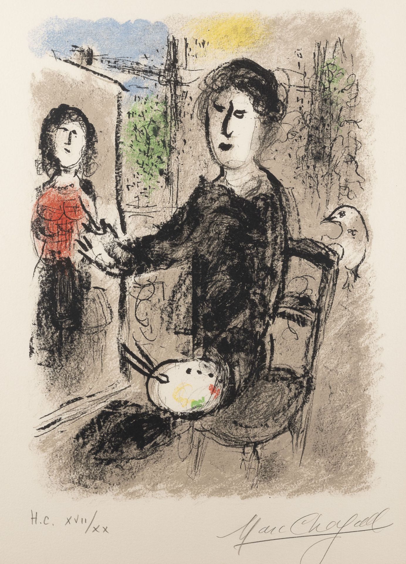 'FRONTISPIECE - LES ATELIERS DE CHAGALL' (1976)