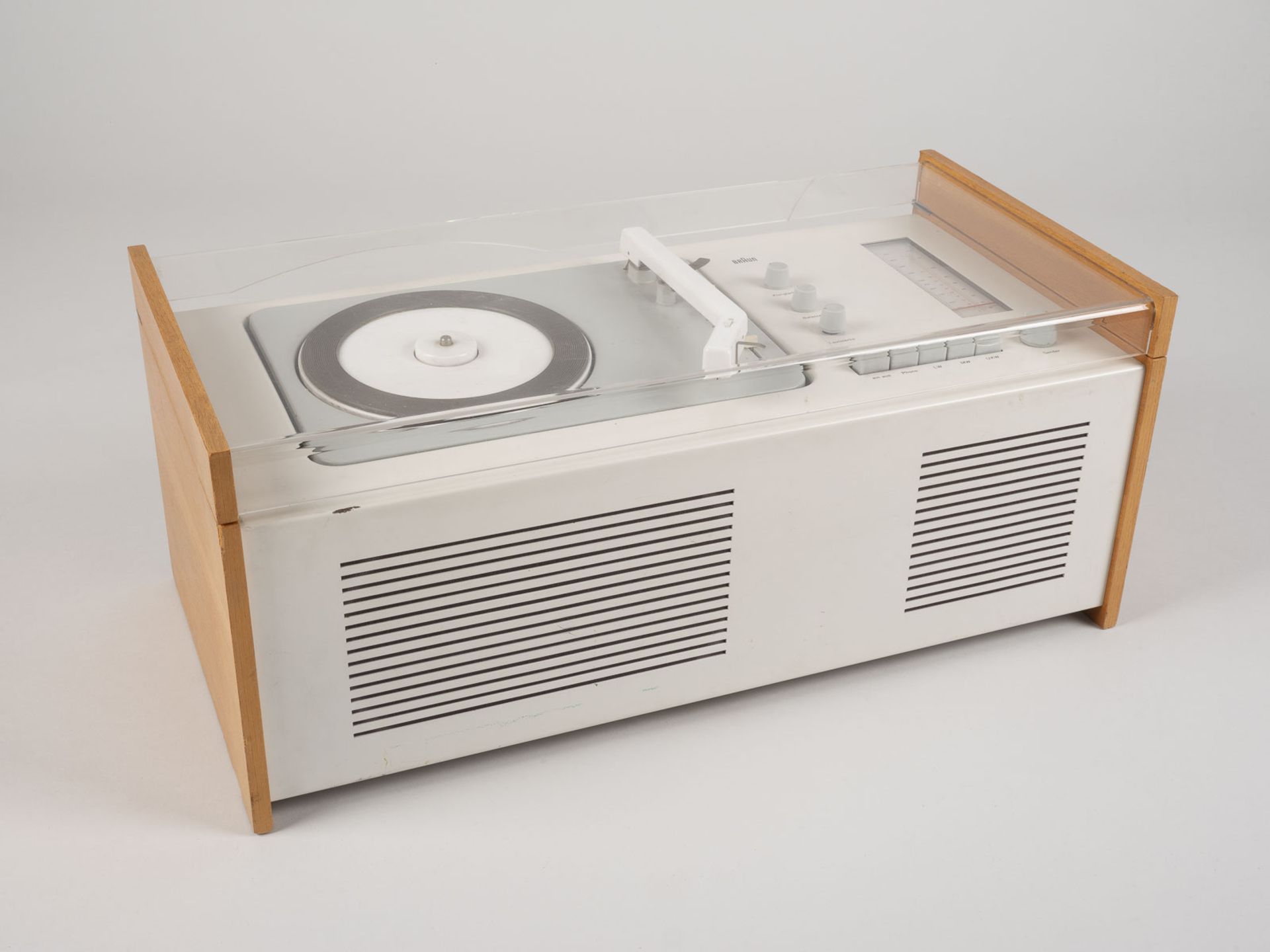 HANS GUGELOT & DIETER RAMS RADIO PHONO KOMBINATION PHONOSUPER MODELL 'SK 61 / SCHNEEWITTCHENSARG' - Bild 2 aus 5