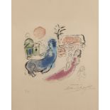 MARC CHAGALL 'MATERNITÉ AU CENTAURE' (1957)