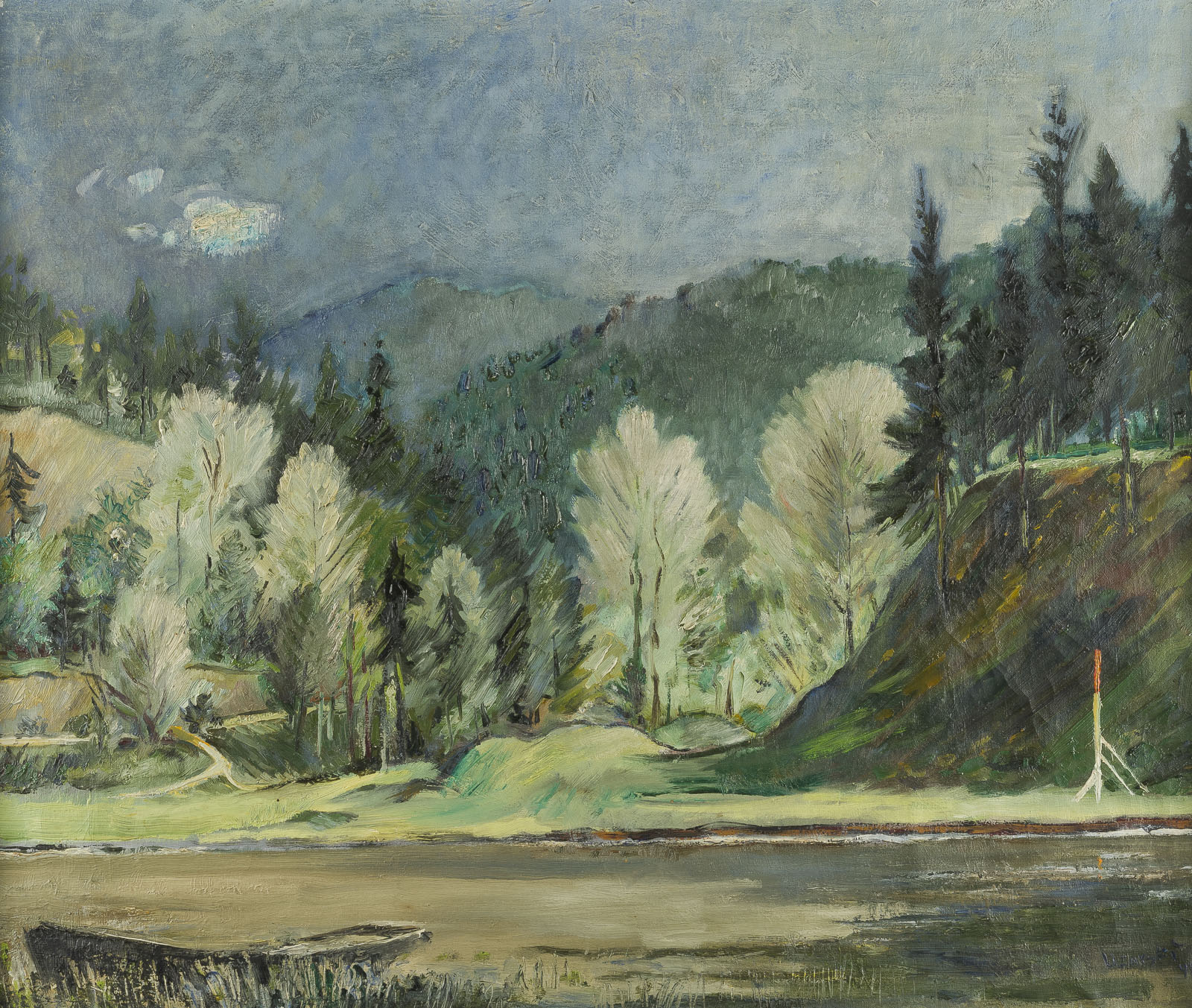 ADOLF UZARSKI 'LANDSCHAFT' (1948)