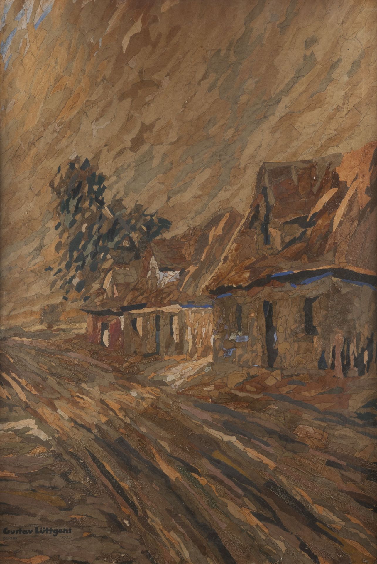 GUSTAV LÜTTGENS 'DORFSTRASSE' (1923)