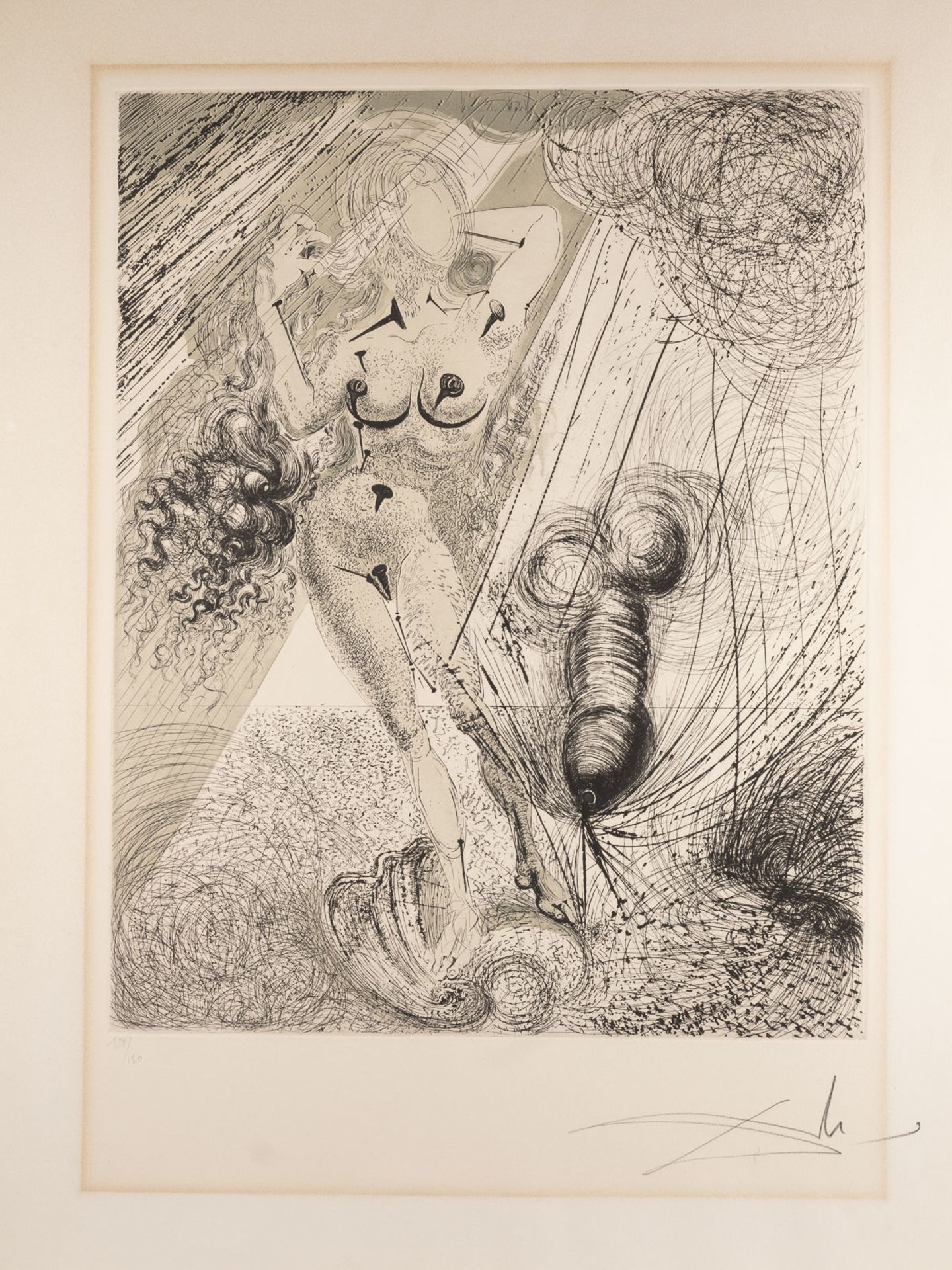 SALVADOR DALI 'APHRODITE' (AUS DER FOLGE 'MYTHOLOGIE' - 1963-65)