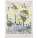 MARC CHAGALL 'L'INSPIRATION' (AUS DER FOLGE 'SONGES' - 1981)