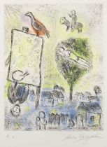 MARC CHAGALL 'L'INSPIRATION' (AUS DER FOLGE 'SONGES' - 1981)