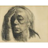 KÄTHE KOLLWITZ 'SELBSTBILDNIS MIT AUFGESTÜTZTEM RECHTEN ARM'