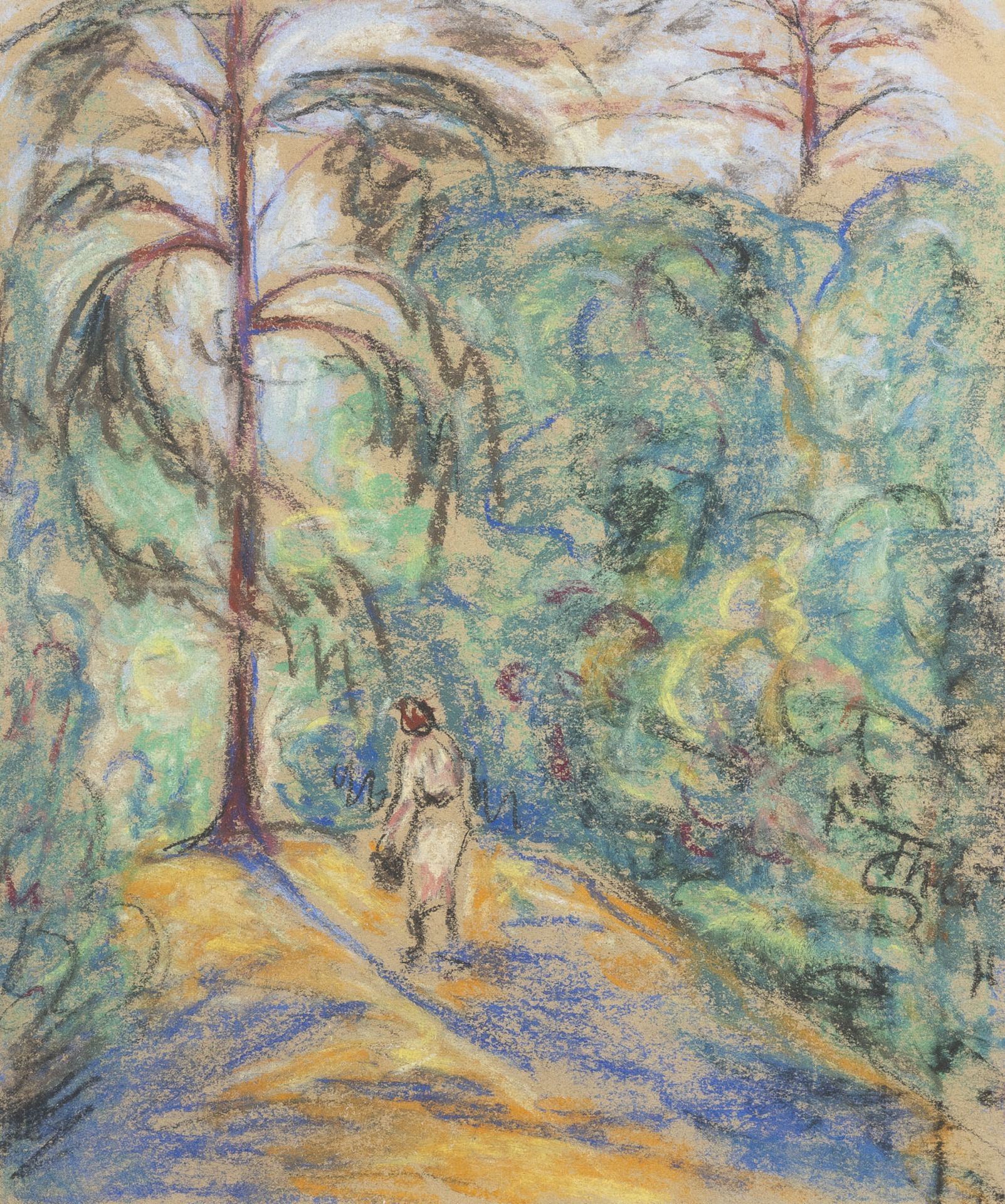 'WEG AUF DEM KIRCHHOF' (1919)