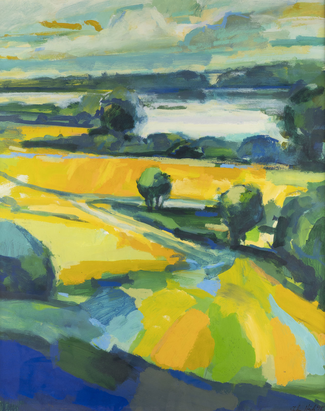 'WEITE FRÜHLINGSLANDSCHAFT' (1998)