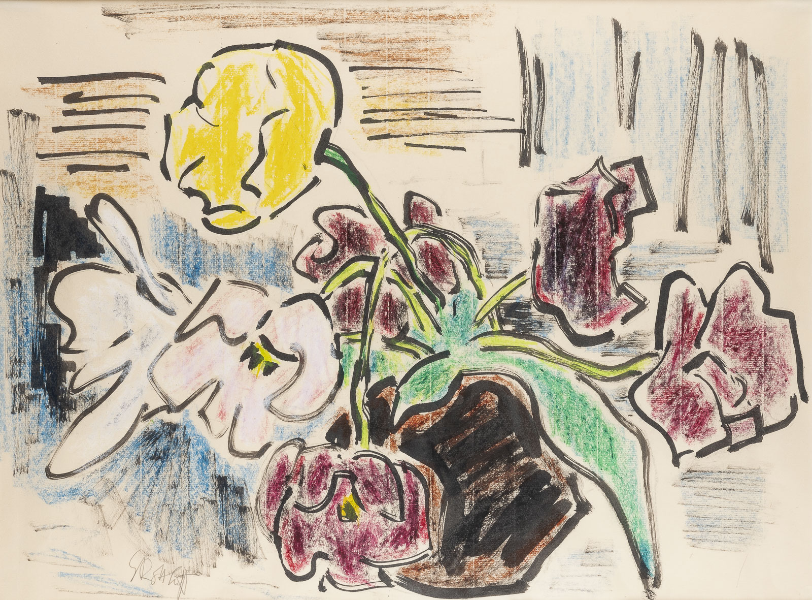 OHNE TITEL (TULPEN IN VASE) (C. 1960ER JAHRE)