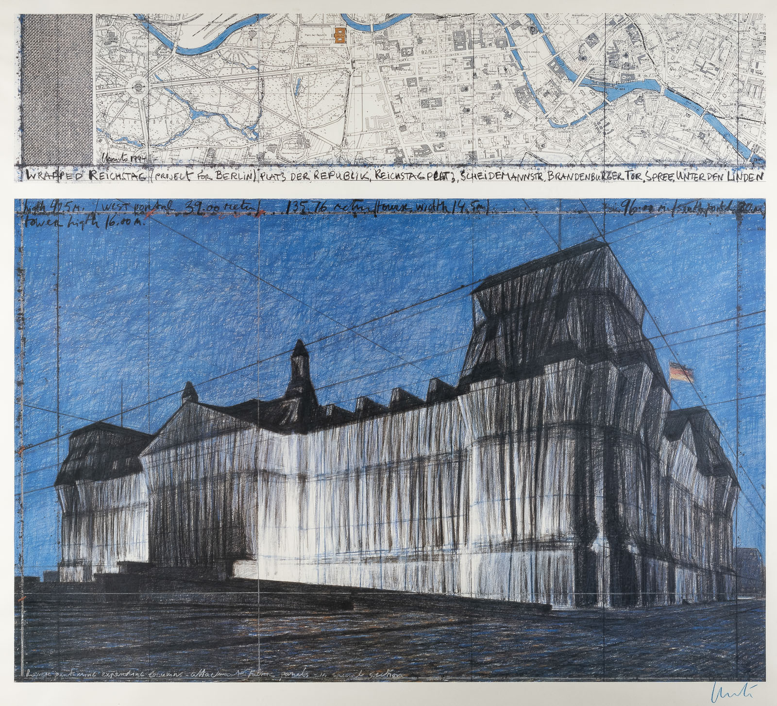 CHRISTO & JEANNE-CLAUDE 'WRAPPED REICHSTAG'