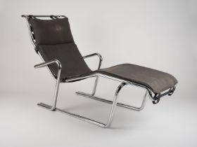 MARCEL BREUER (ATTR.) STAHLROHR LIEGE CHAISELONGUE