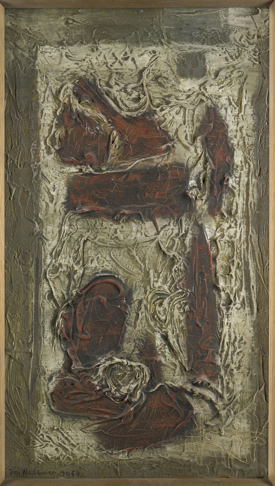 DREI ABSTRAKTE KOMPOSITIONEN ('BILD 43/1959' / 2 OHNE TITEL, 1959) - Image 3 of 3