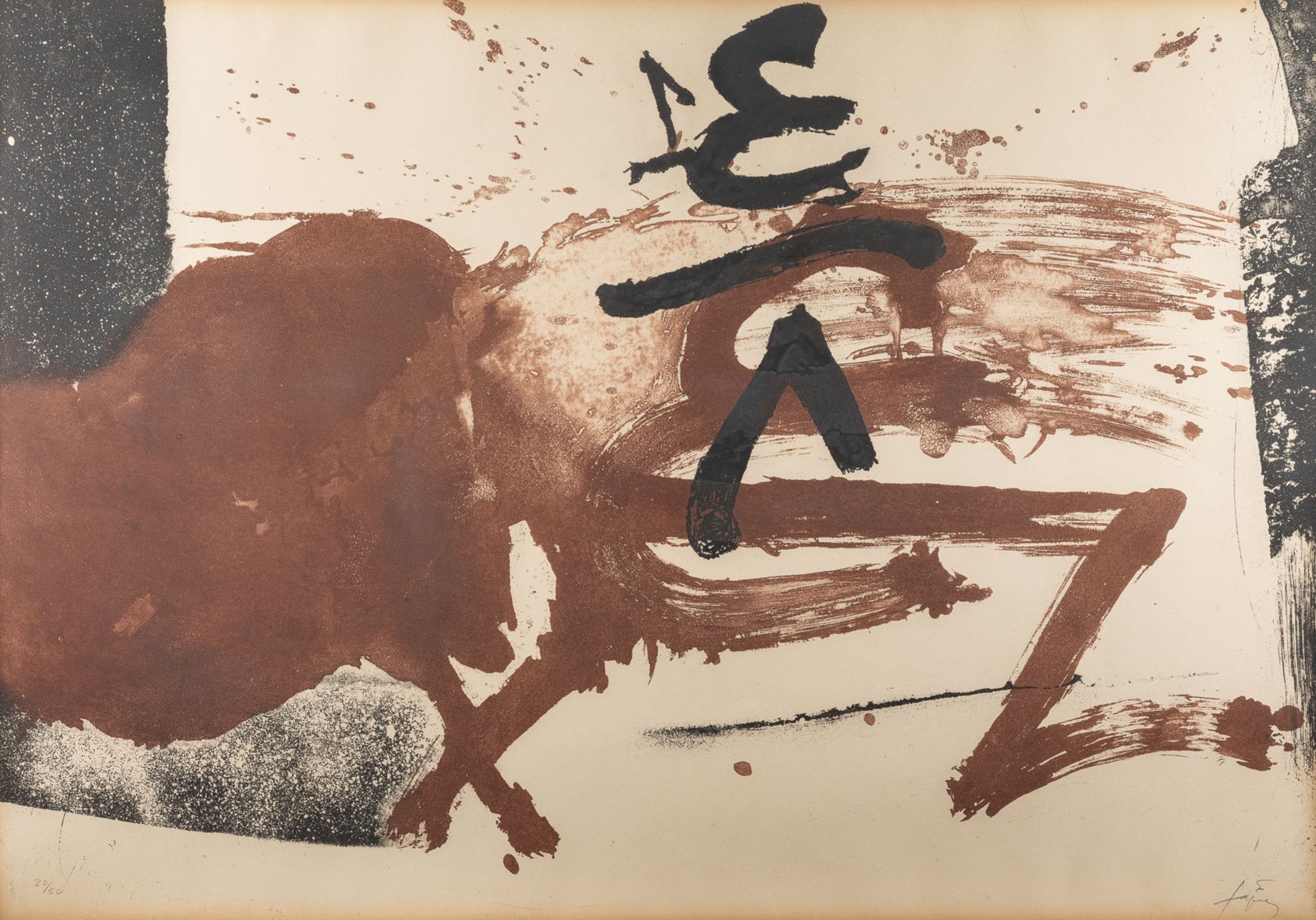 ANTONI TÀPIES 'CHIFFRES INVERSES' (1976)