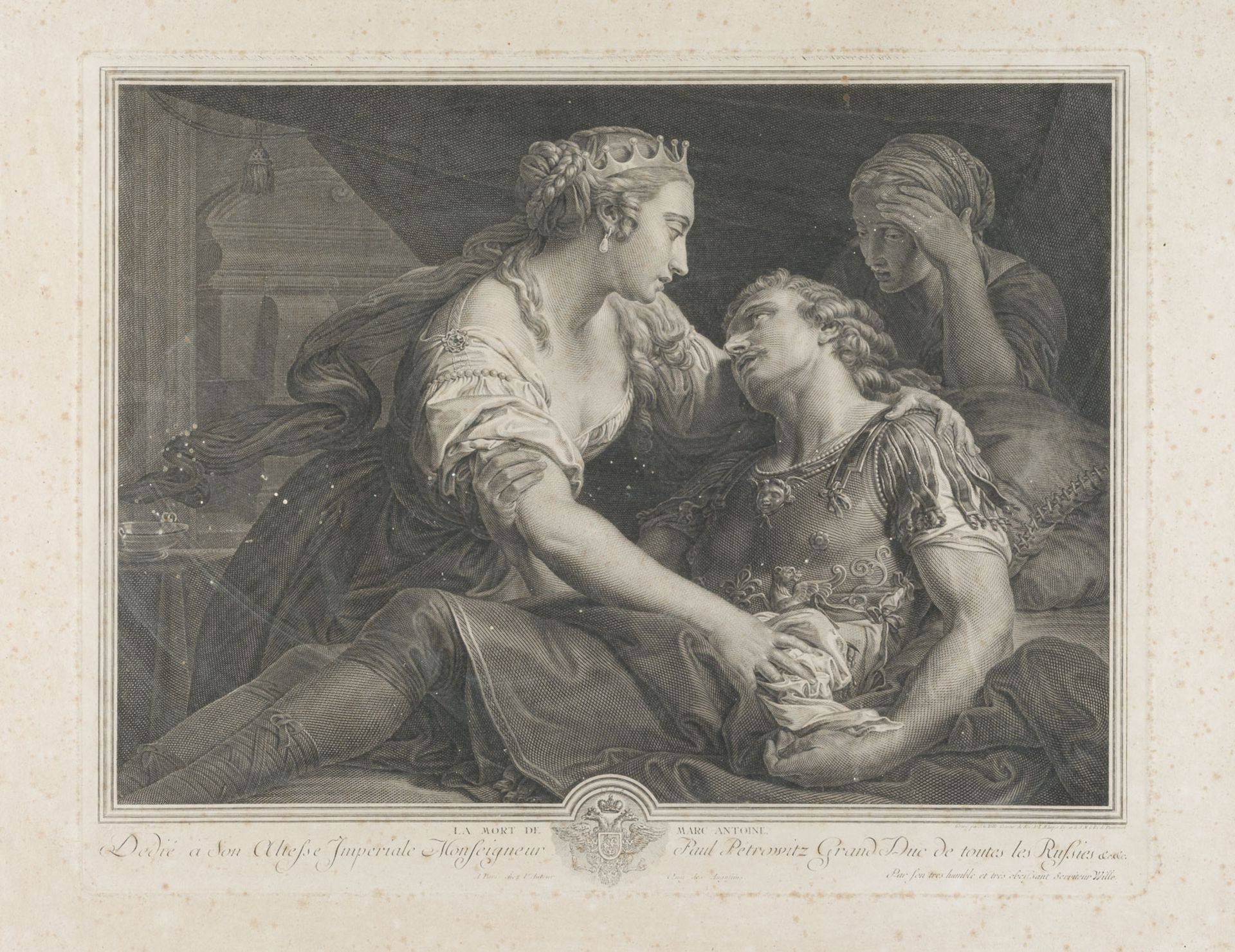  'DER TOD DES MARCUS ANTONIUS' (NACH POMPEO BATONI)