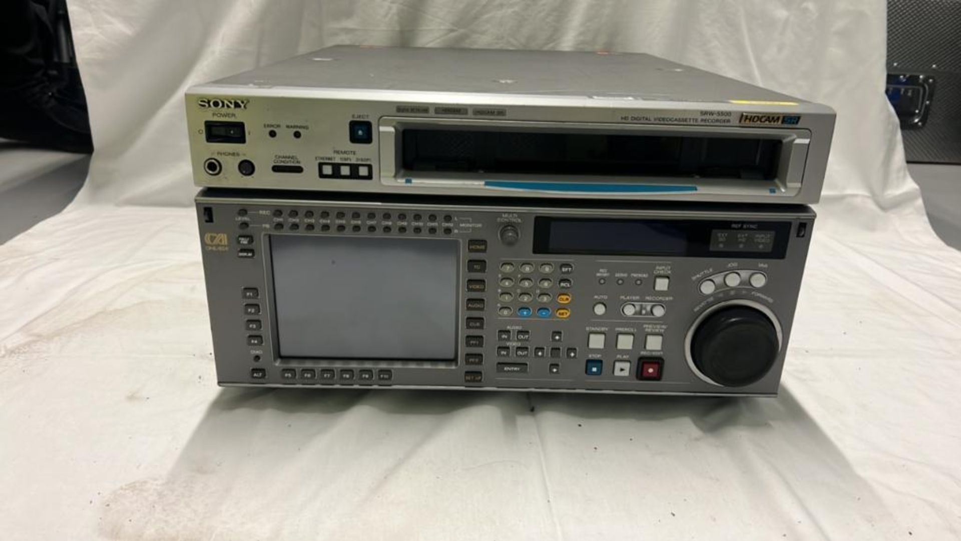 Sony SRW-5500 Digital Videocassette recorder with flight case SN :13930