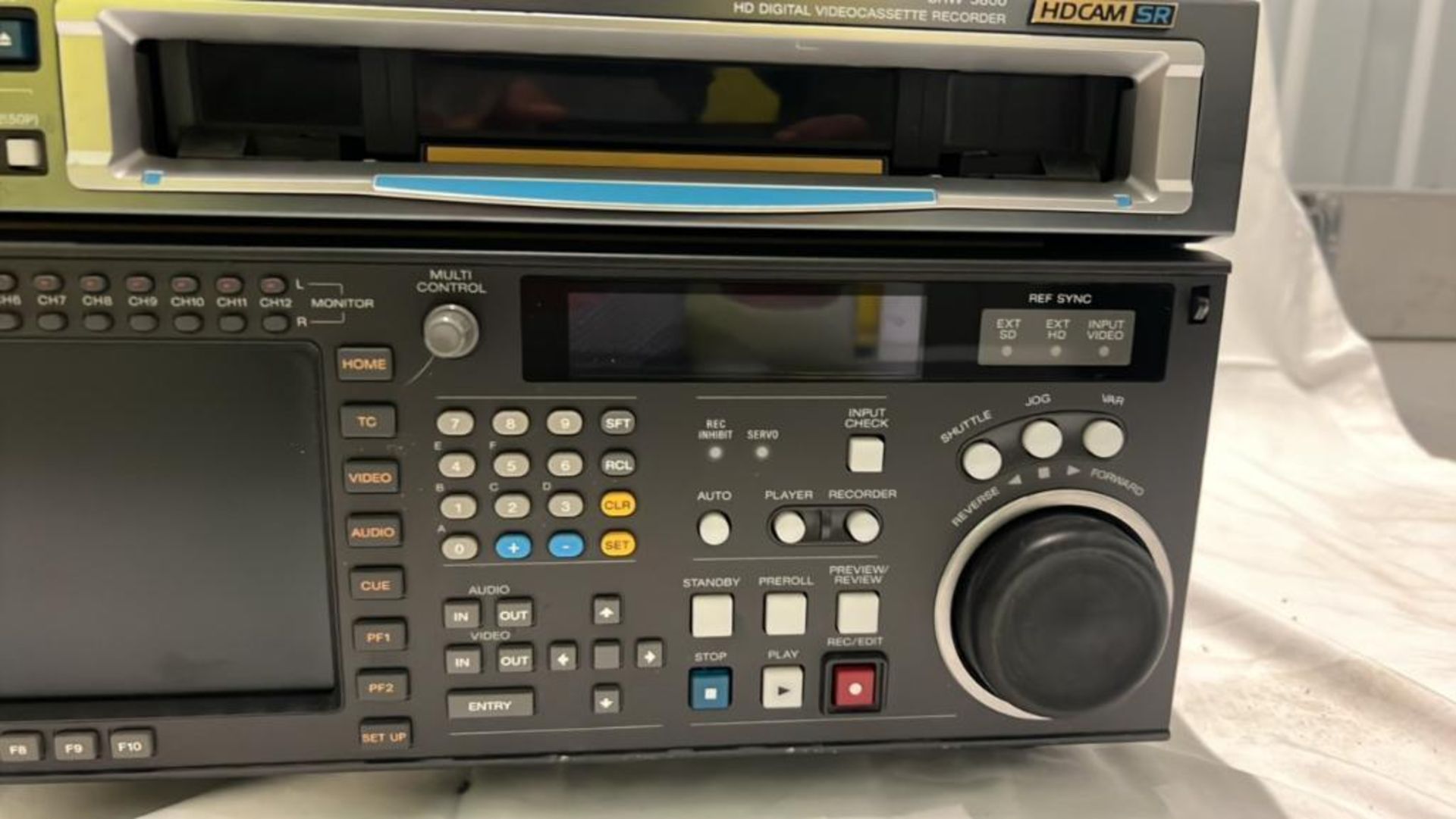 Sony SRW-5800/2 HDCAM Studio Recorder with flight case SN: 12335 - Image 6 of 8