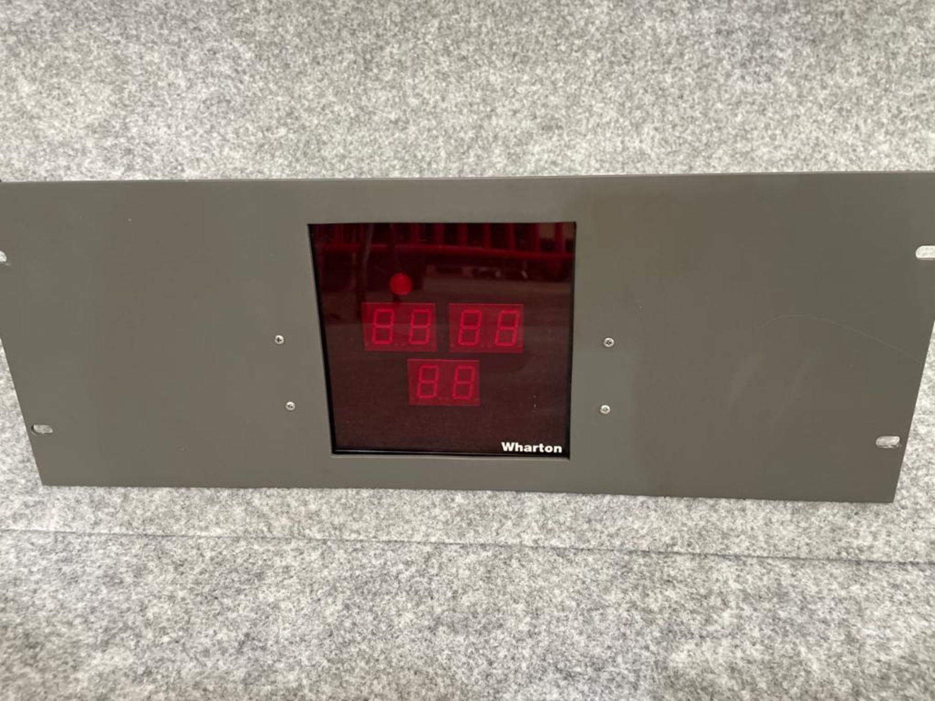 Wharton Electronics Rack Ready Digital Clock Wharton