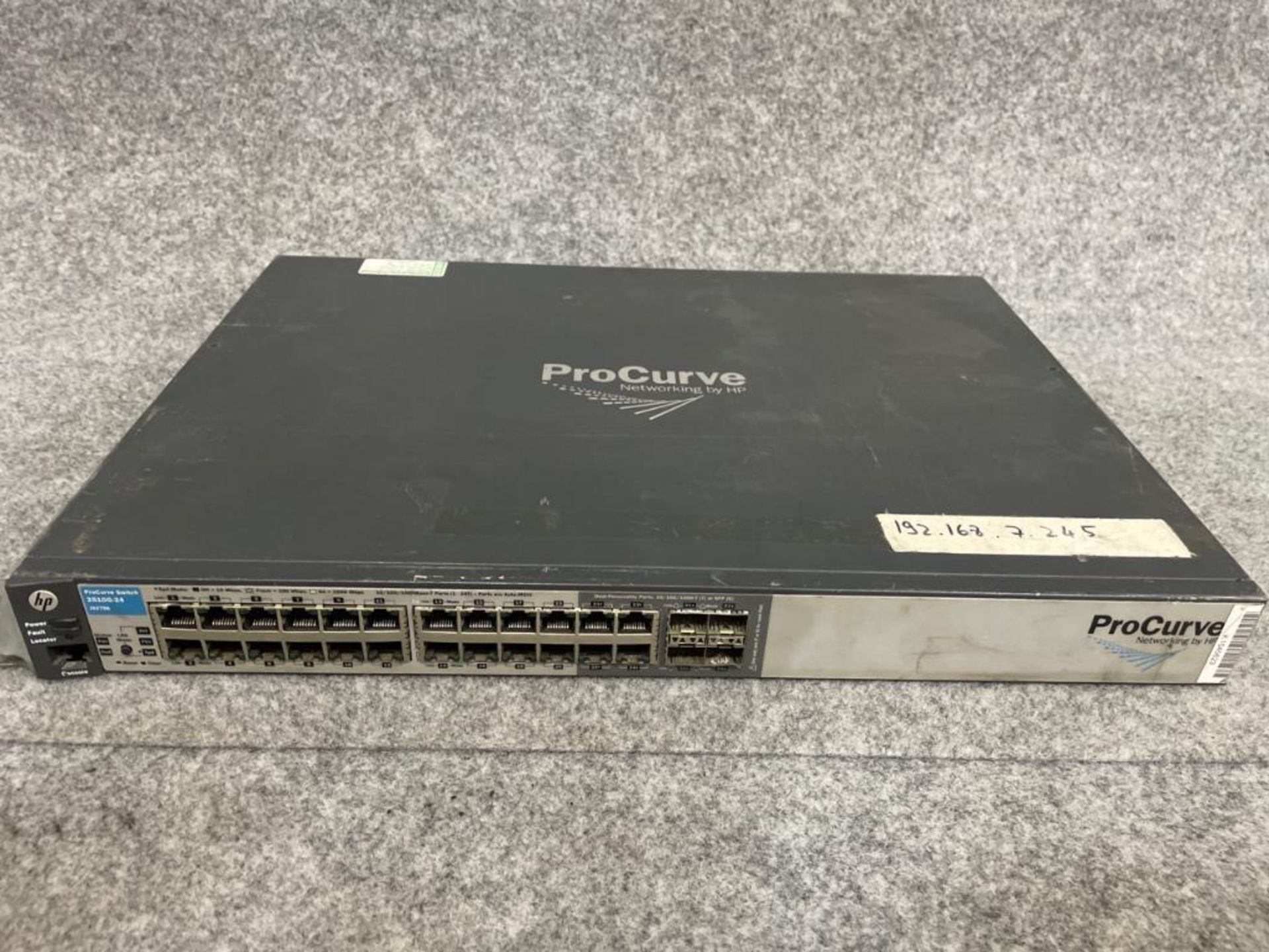 HP Procurve Network Switch 2510G-24 Model: HP J9279A