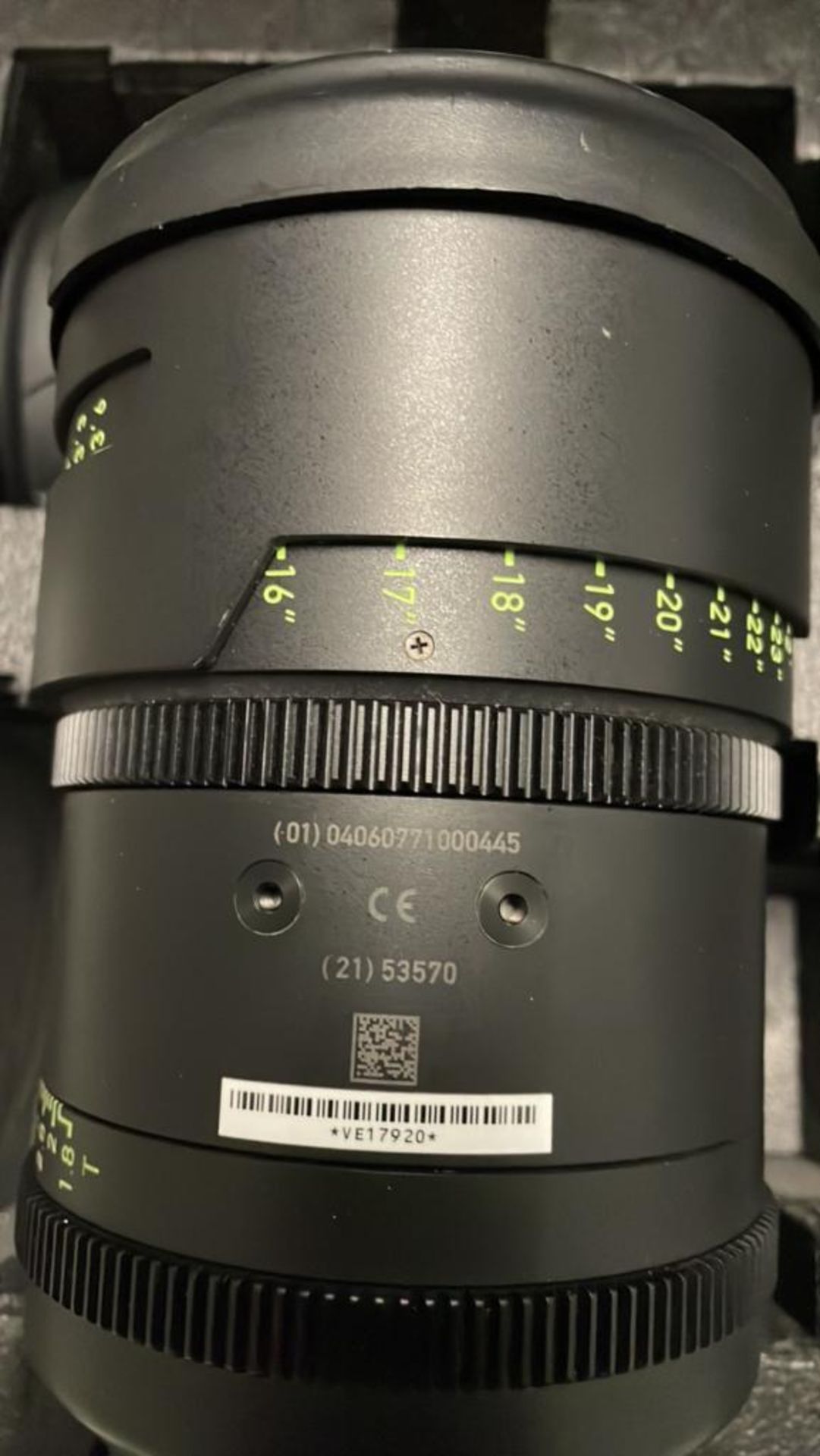 Set of 6 Arri Prime Lenses (29mm, 40mm, 85mm, 75mm, 95mm, 125mm) 2 flight case SN 18145, SN 53570, S - Image 5 of 15