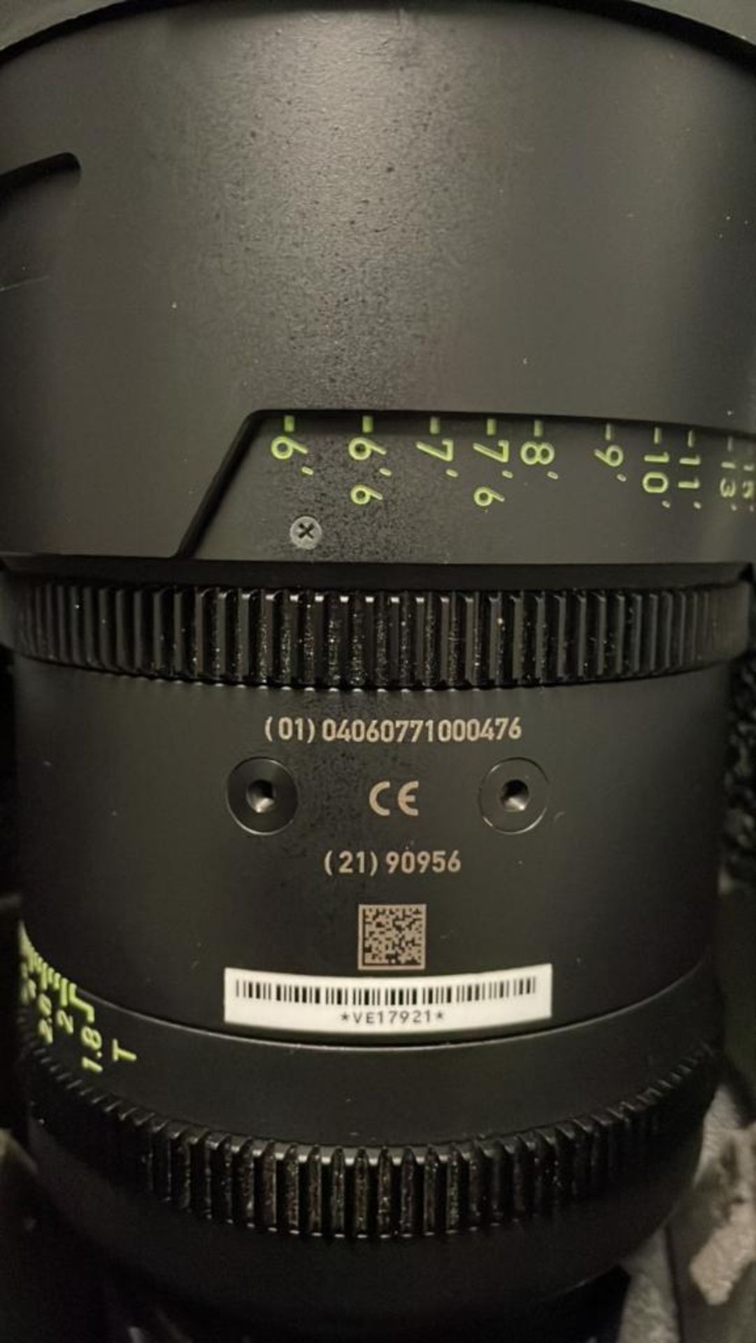 Set of 6 Arri Prime Lenses (29mm, 40mm, 85mm, 75mm, 95mm, 125mm) 2 flight case SN 18145, SN 53570, S - Image 13 of 15