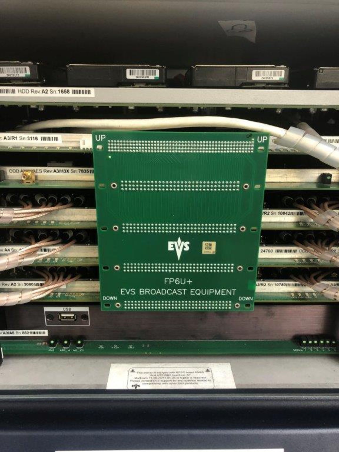 EVS XT-3 File Server Serial Number A119550 (In Flight Case) - Bild 4 aus 8