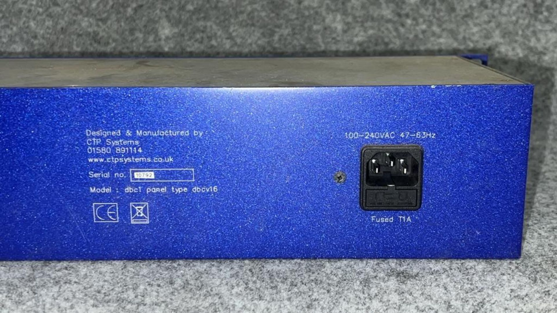 CTP system. Camera talkback controller vision panel Model: dbcv16CTP  SN:10792 - Bild 7 aus 8