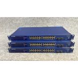 (Qty3) Netgear GS724T (24 port) NetgearGS724T