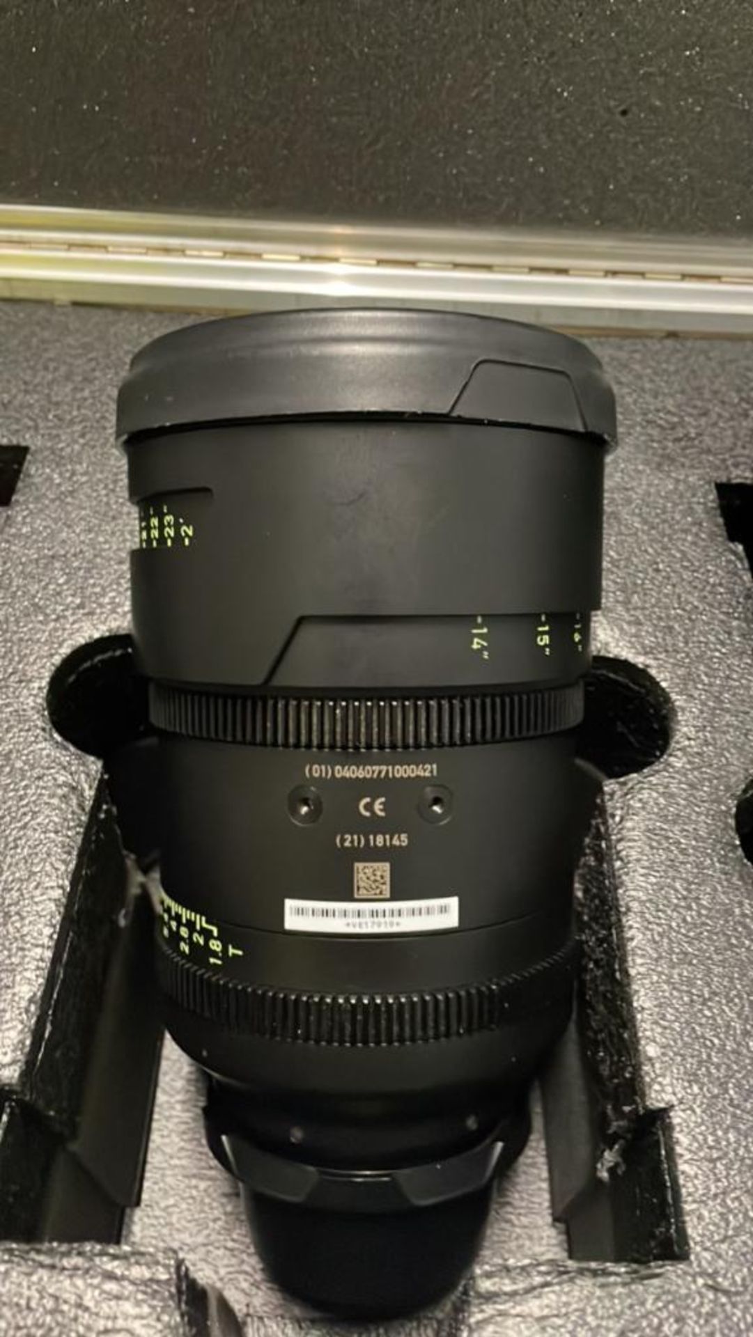 Set of 6 Arri Prime Lenses (29mm, 40mm, 85mm, 75mm, 95mm, 125mm) 2 flight case SN 18145, SN 53570, S - Image 12 of 15