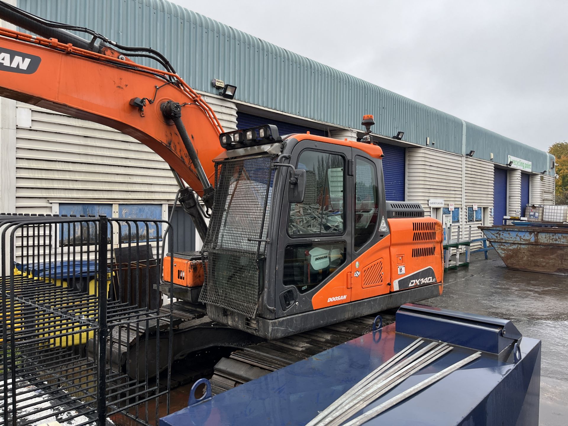 Doosan 140LC-5 Crawler Excavator Serial No. DHKLFB8RAH001736 (2018) Rubber Tracked Fitted with PSG60 - Image 4 of 6