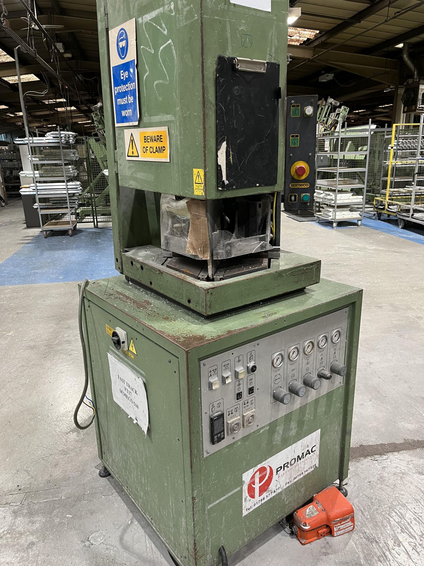 FT18 Someco Unival Model 510 NLV Single Head Welder Serial No. 57211202 (2002)