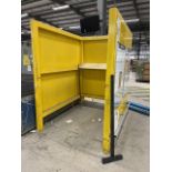 Steel Tipping Bin Safety Enclosure, 2.1m D X 1.64m W X 2.3m H