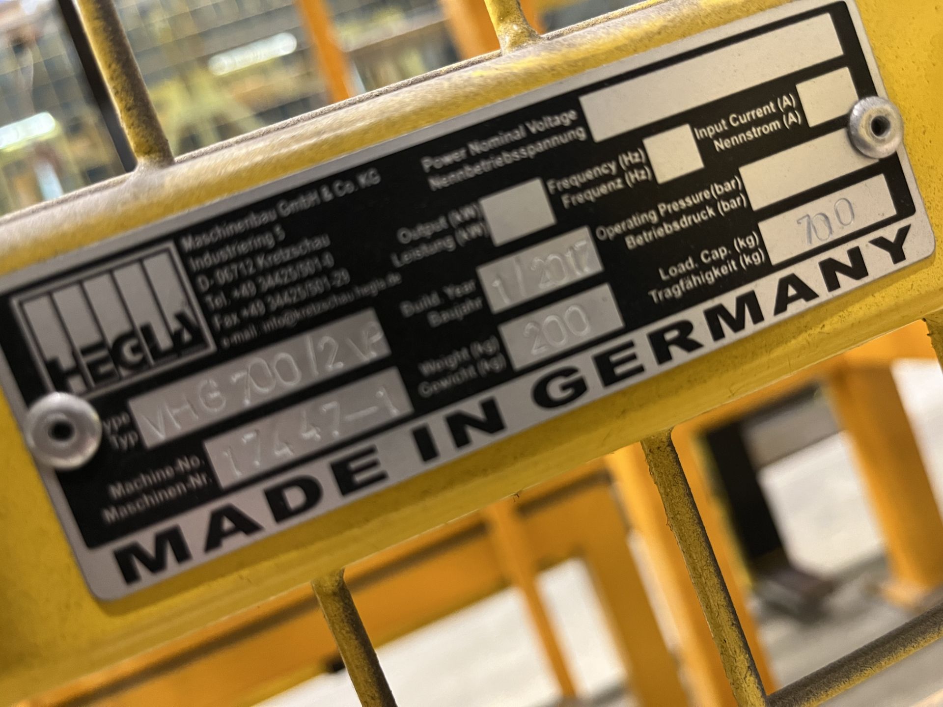 Hegla CNC Glass Cutting Line Comprising: 1 x Hegla Rapidloader Glass Loading Station Serial No. 2426 - Image 15 of 17