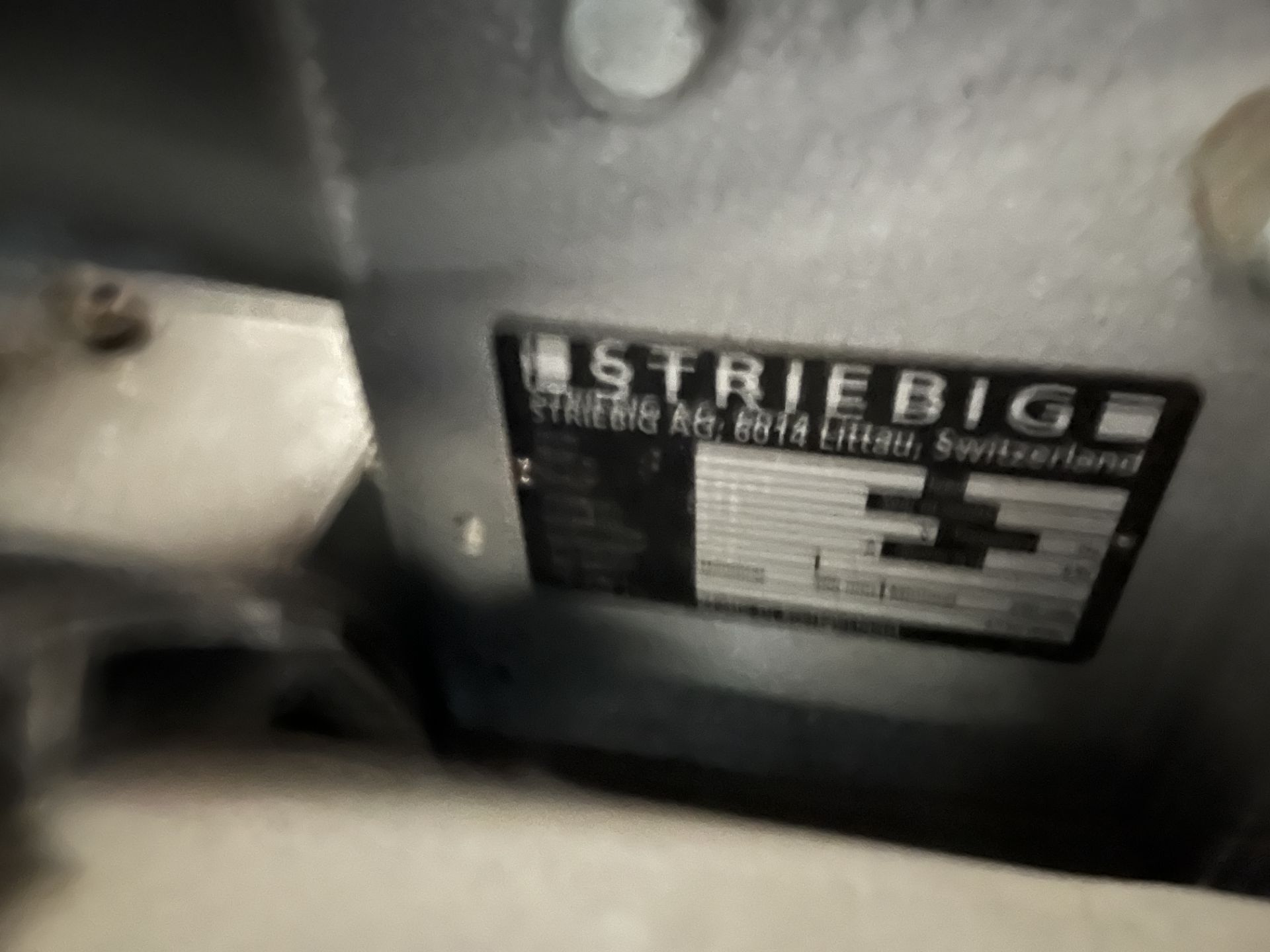Striebig 860 5D2 Vertical Panel Saw Serial No 61 622 - Image 2 of 2