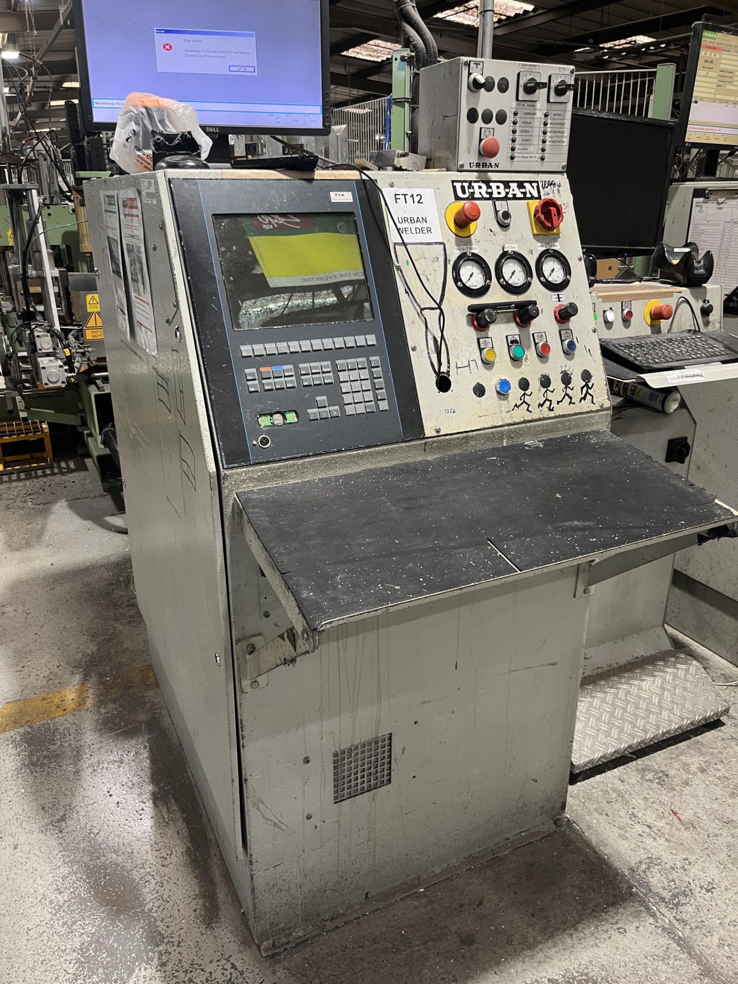 FT12 Urban AKS 6105/8-35/27 8 Head CNC Automatic Horizontal Welder Serial No. 610374 (2008) with Con - Bild 2 aus 2