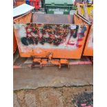 Forklift Truck Tipping Skip Contents Included